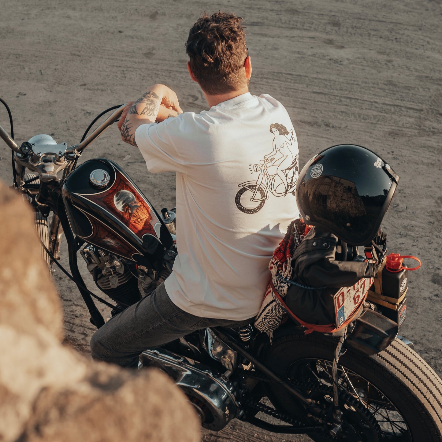 Sips and Cycles X Jane Tattoos (BLACK)