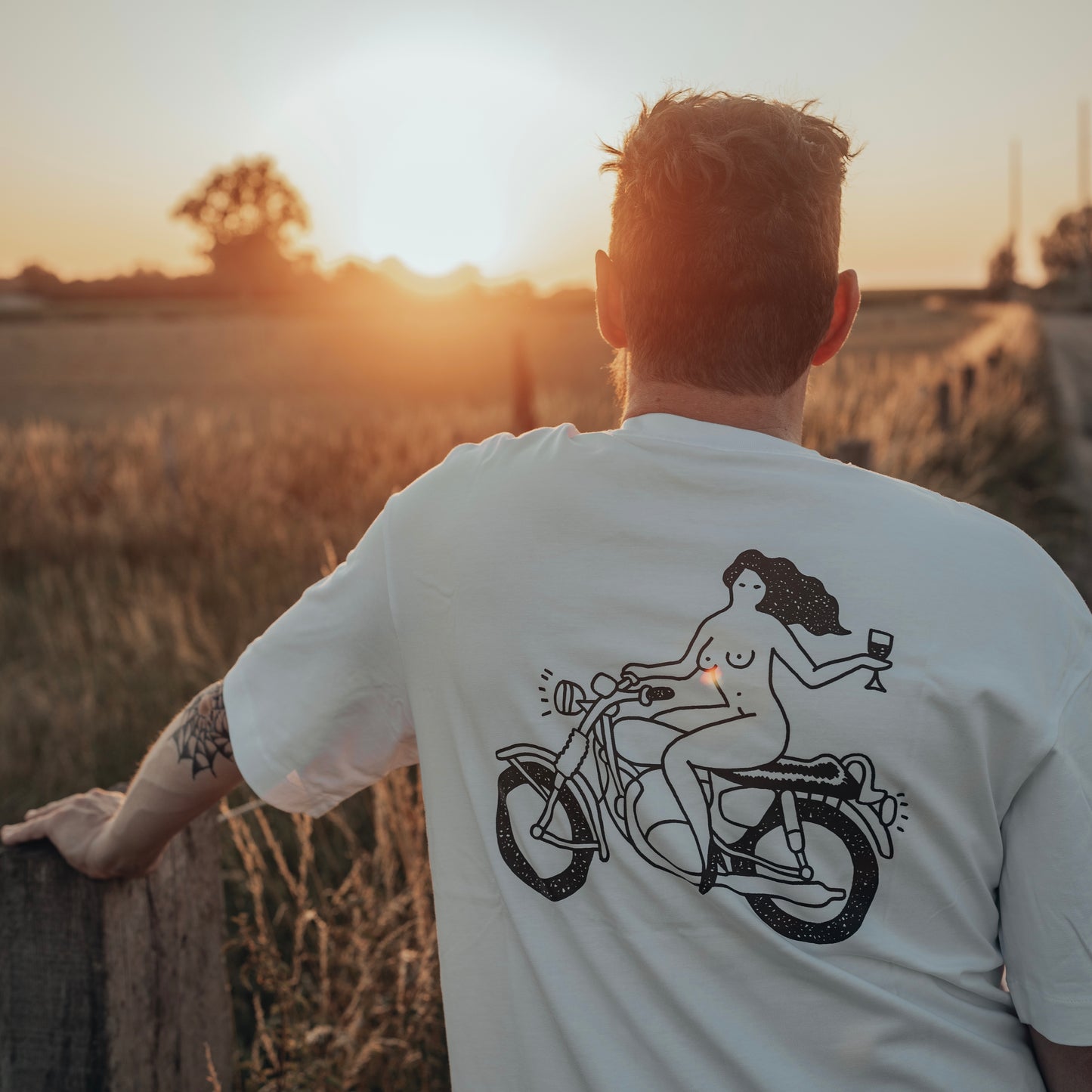 Sips and Cycles X Jane Tattoos (BLACK)