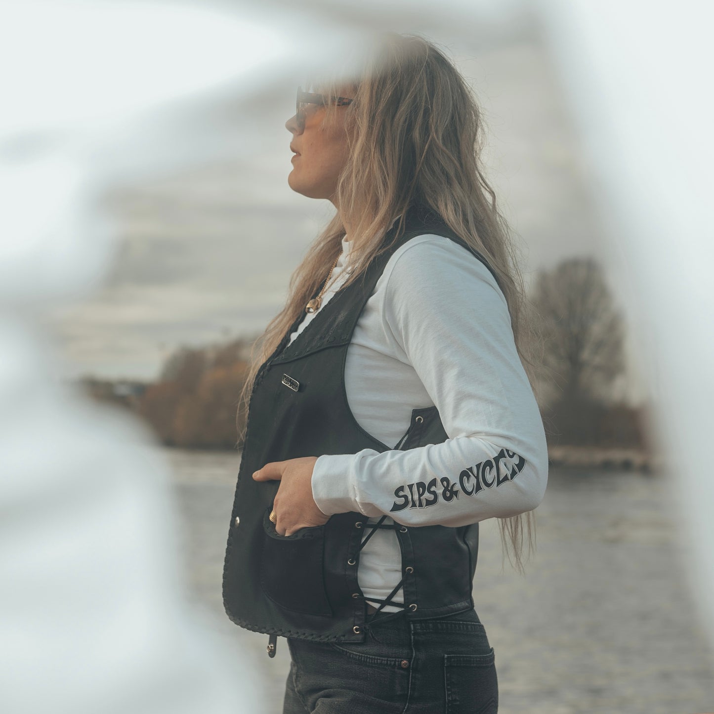 Sips and Cycles X Tattoo Rupa Longsleeve White