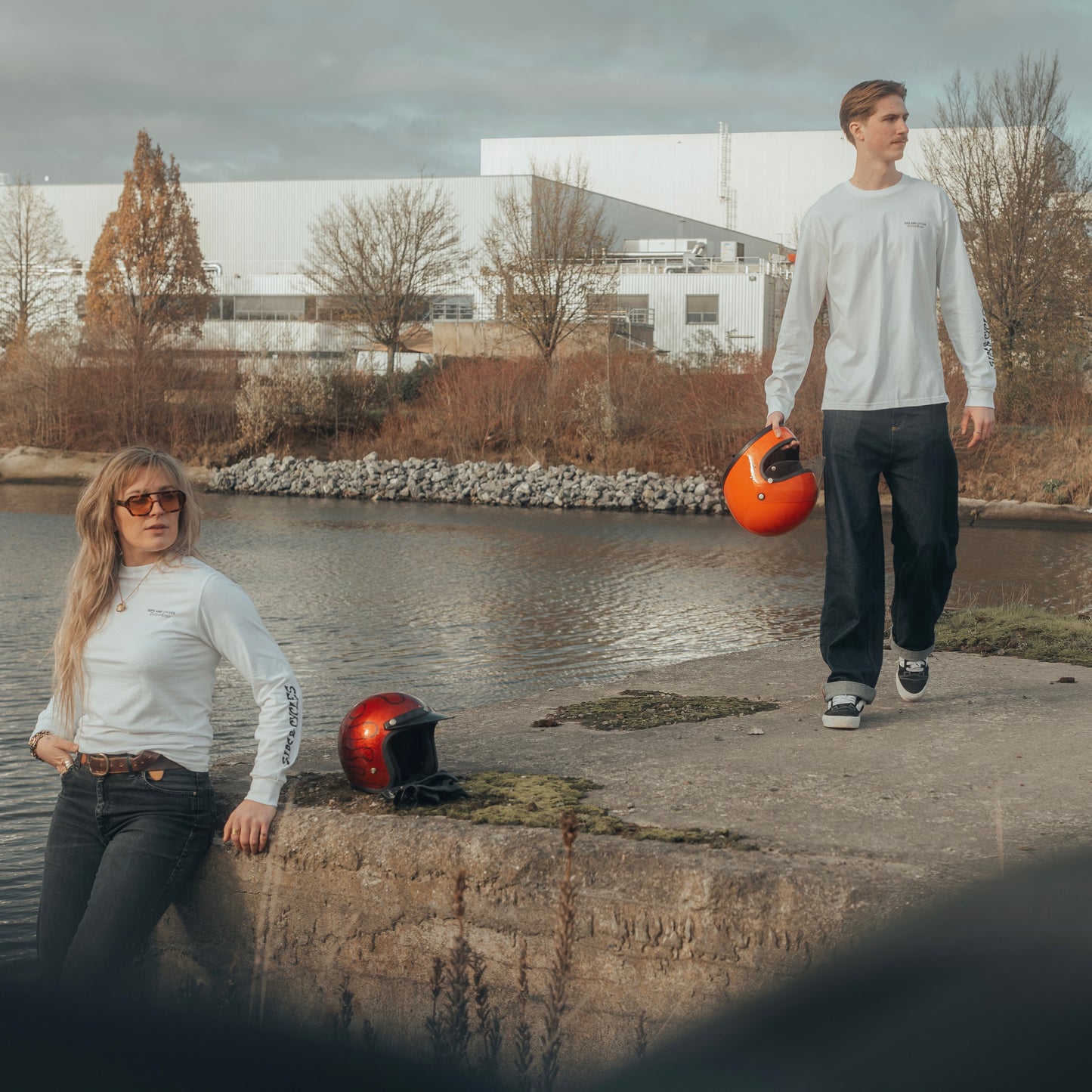 Sips and Cycles X Tattoo Rupa Longsleeve White