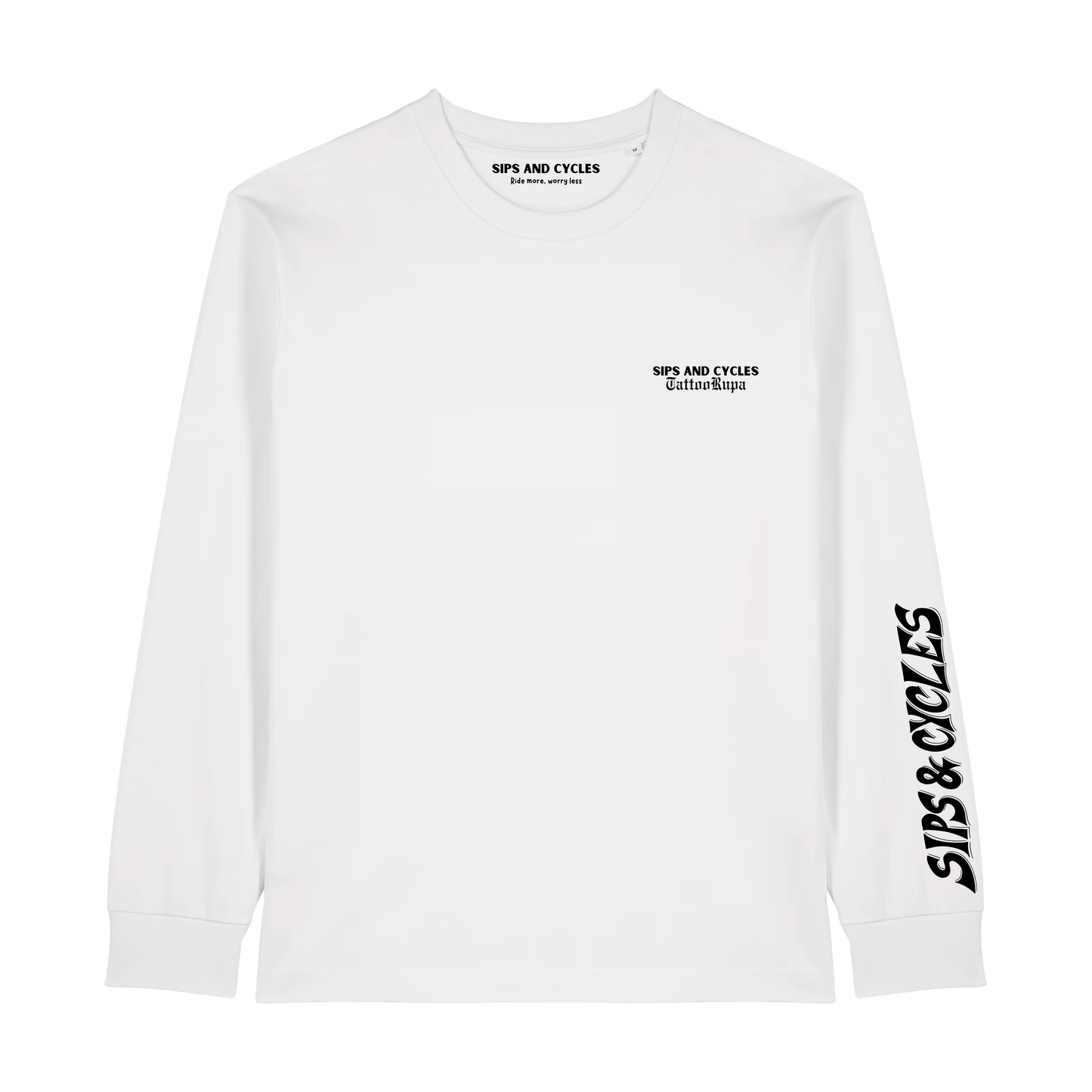 Sips and Cycles X Tattoo Rupa Longsleeve White